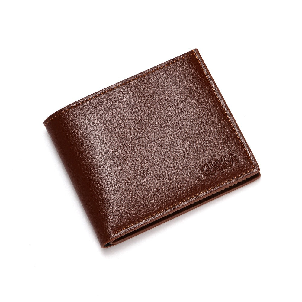 Original CUICKA Branded Wallet For Men Black And Brown Premium Leather With Multiple Compartments Durable Stylish Practical Choice Reliable Performance | Black