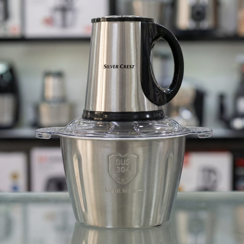 Silver Crest 3L Electric Meat Grinder - Kitchen Product Designed For Food Preparation And Daily Cooking Routine