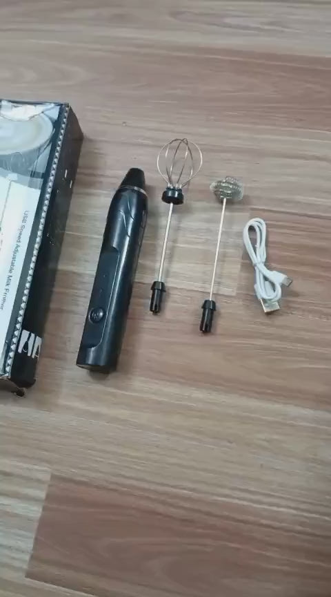 2 In 1 Electric Coffee Beater - Milk Frother And Egg Whisk - USB Electric Rechargeable Kitchen Tool For Versatile Mixing And Frothing